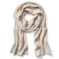 PK17ST028 Cashmere Blend Cable Stitch Scarf Italian cashmere